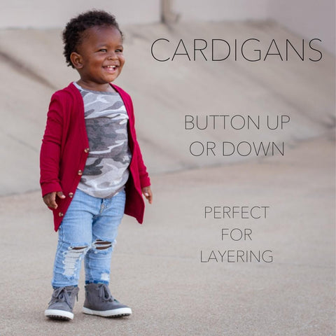 Cardigan Layers Childrens Fall Winter Cardi Layer Millie+Roo kids trends 