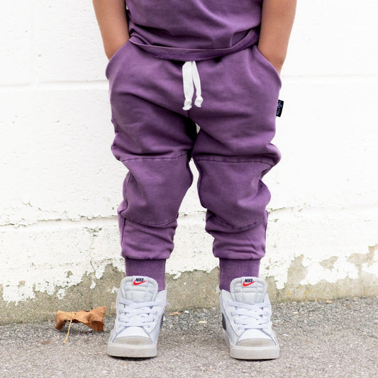 Plum Snow Tee: Basic Wash