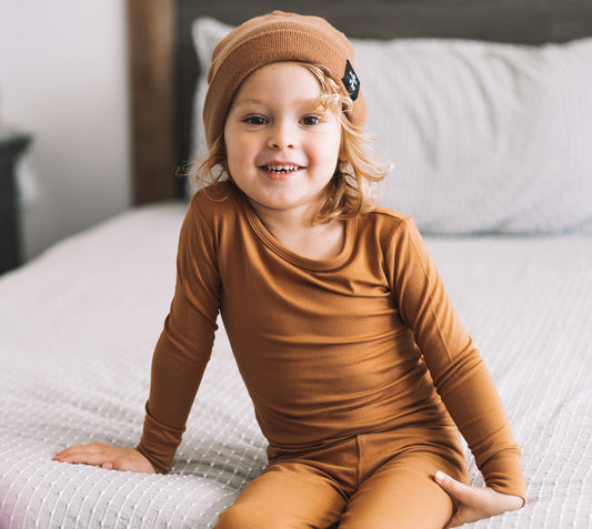 Millie + Roo Two-Piece Bamboo Pajama Set: Nye Disco Ball 5/6