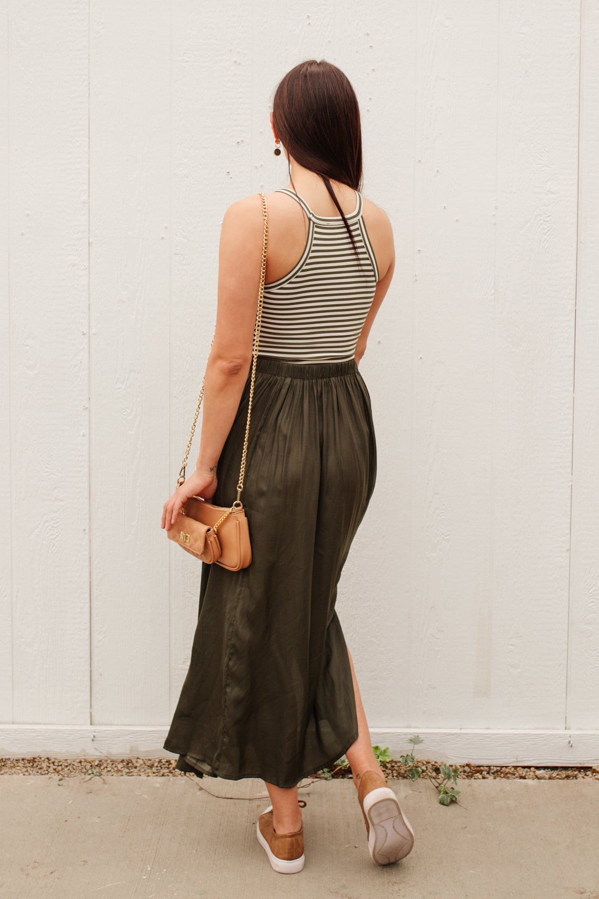 Get Away Skirt in Olive