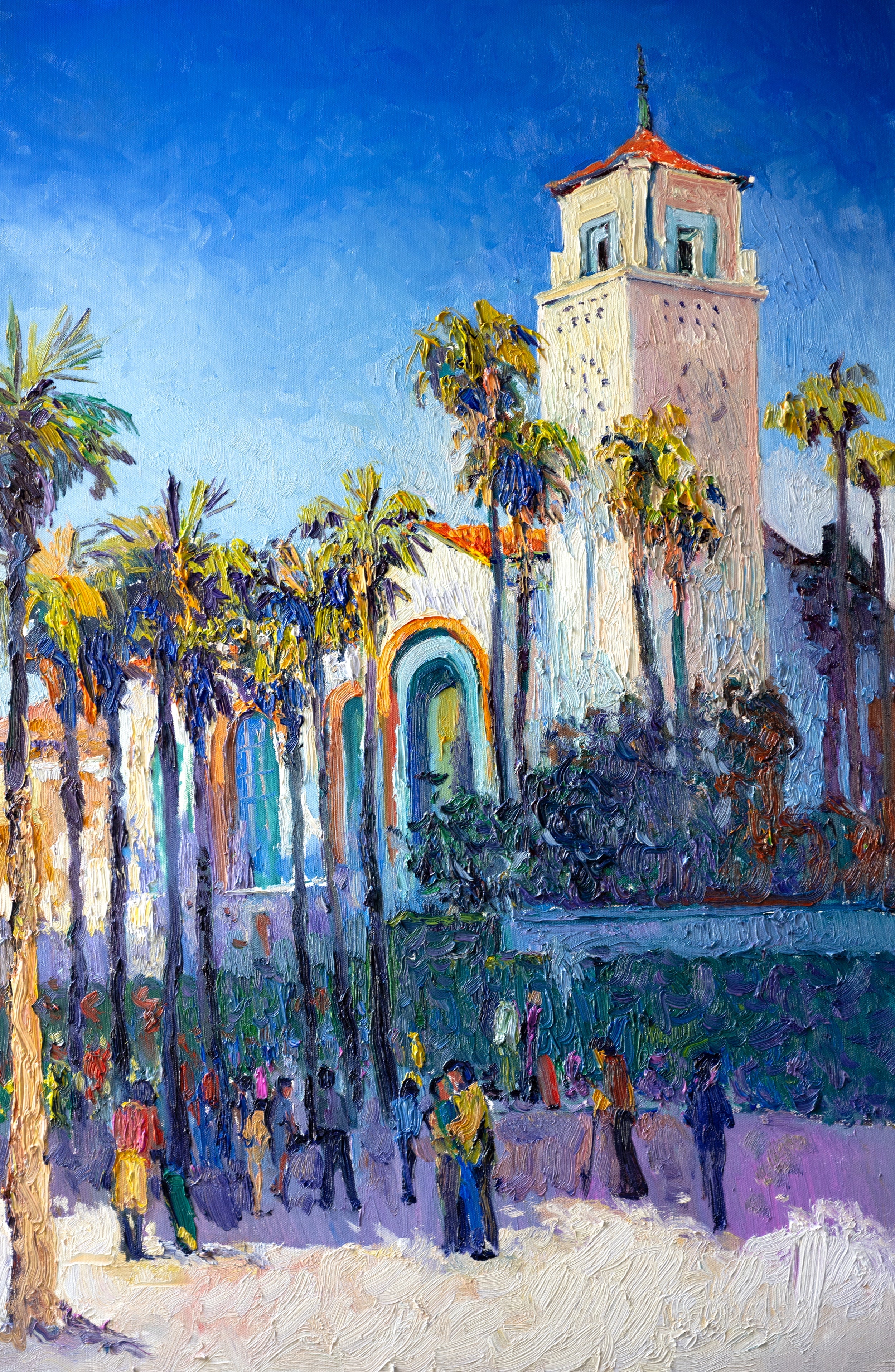 ▷ Painting Los Angeles by Dessein Pierre