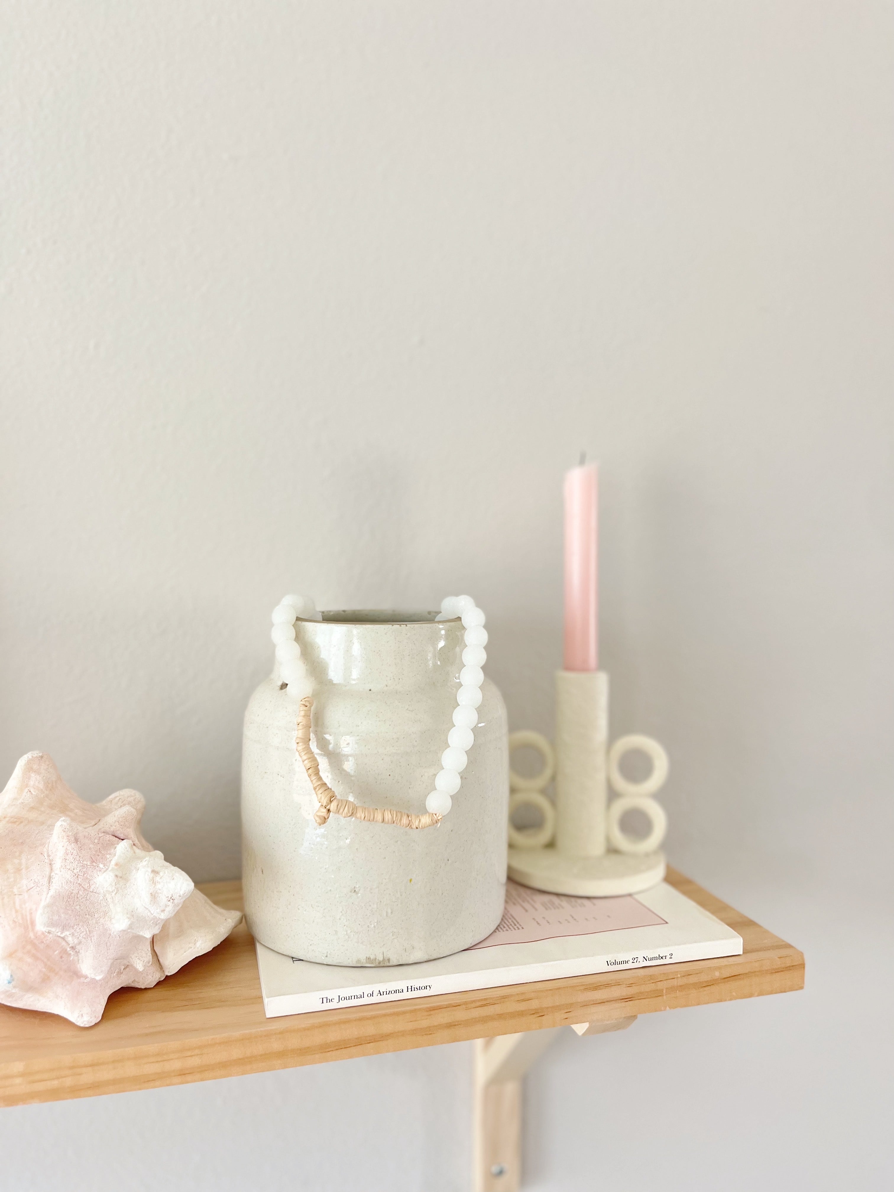 speckled stoneware crock