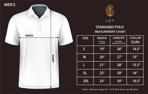 Size Chart  Polo Fit Guide – LCY