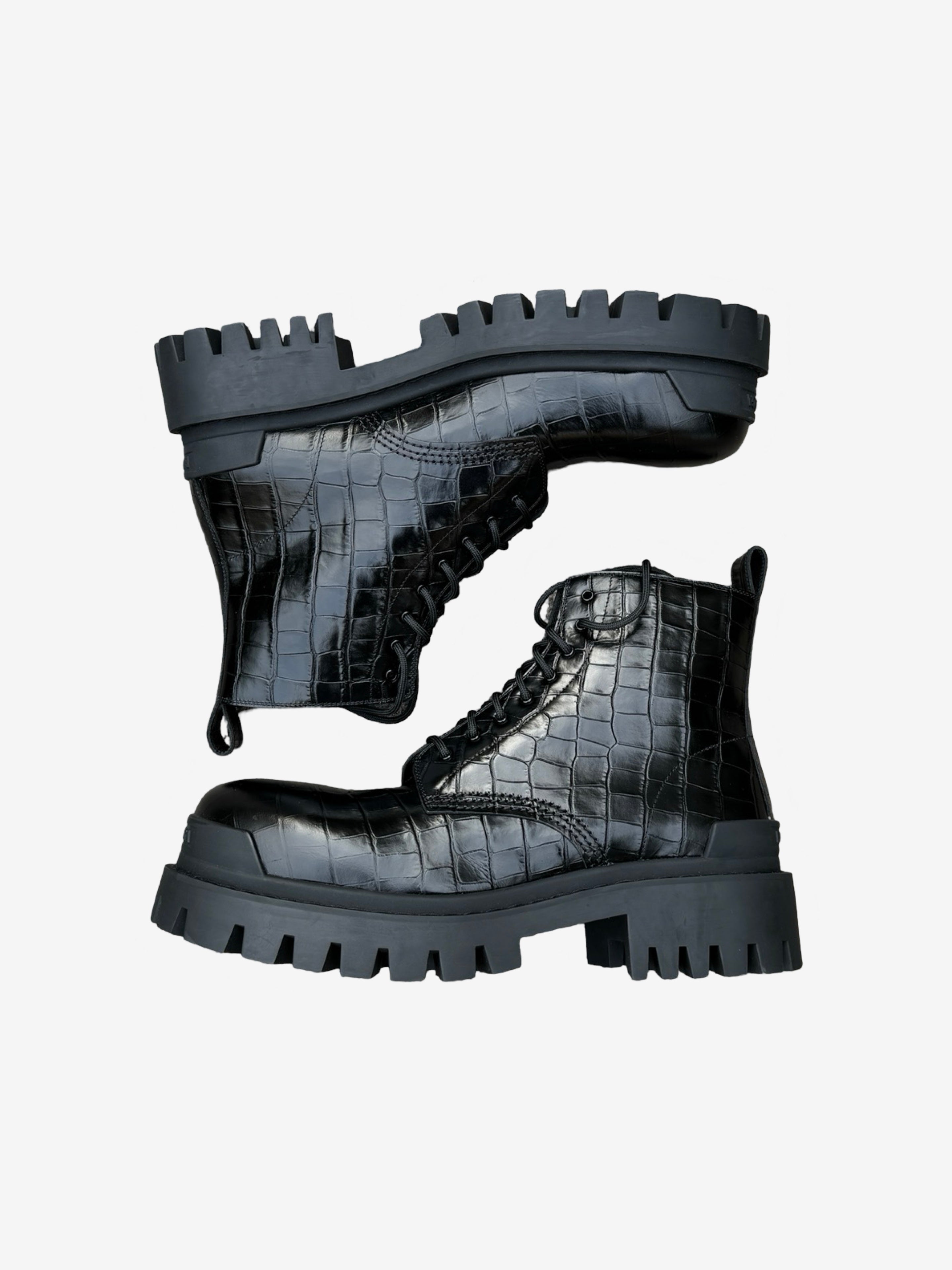 image of Balenciaga Strikes Croc Boots