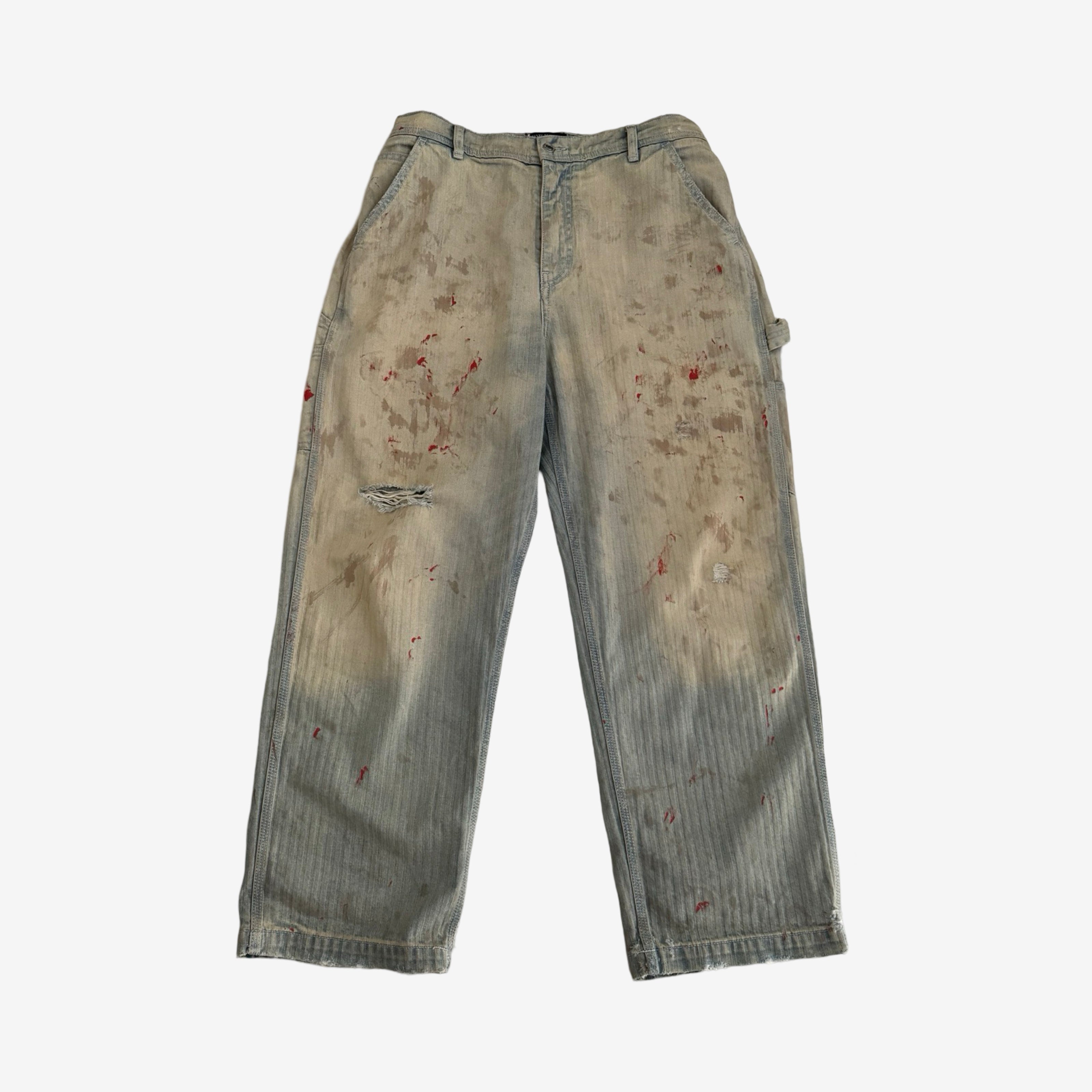 Image of Enfants Riches Deprimes SS23 Bloodstained Carpenter Pants Sz.36