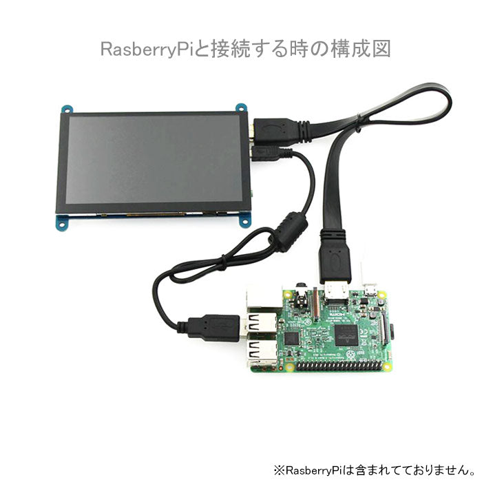 当店限定販売】 RaspberryPi4 ディスプレイ 5インチモニターHDMIタッチパネル