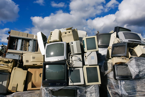 e-waste improperly disposed of in landfill