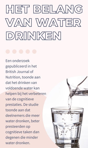 voordelen water drinken