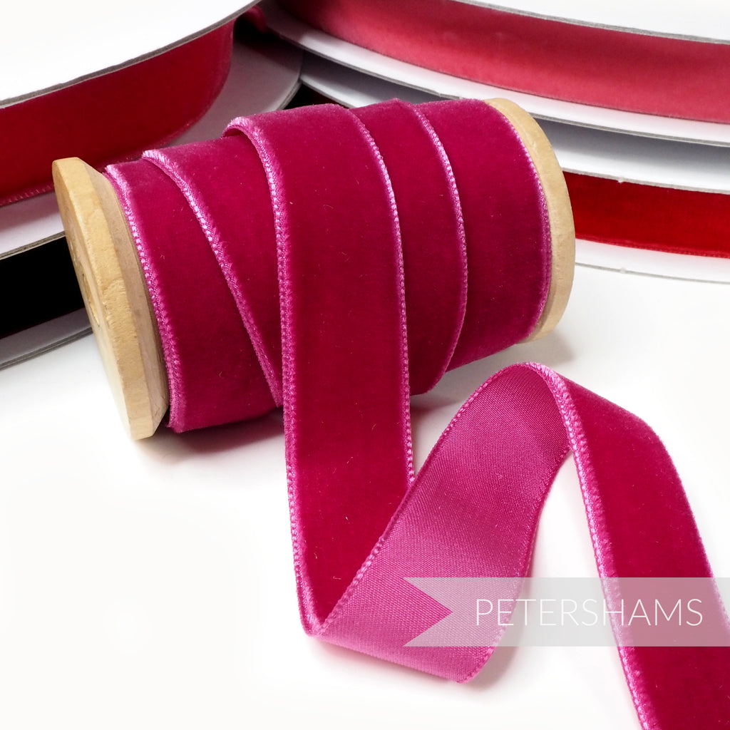 Stretch Velvet Elastic - 3/8 or 10mm - 5 Yards - Porcelynne