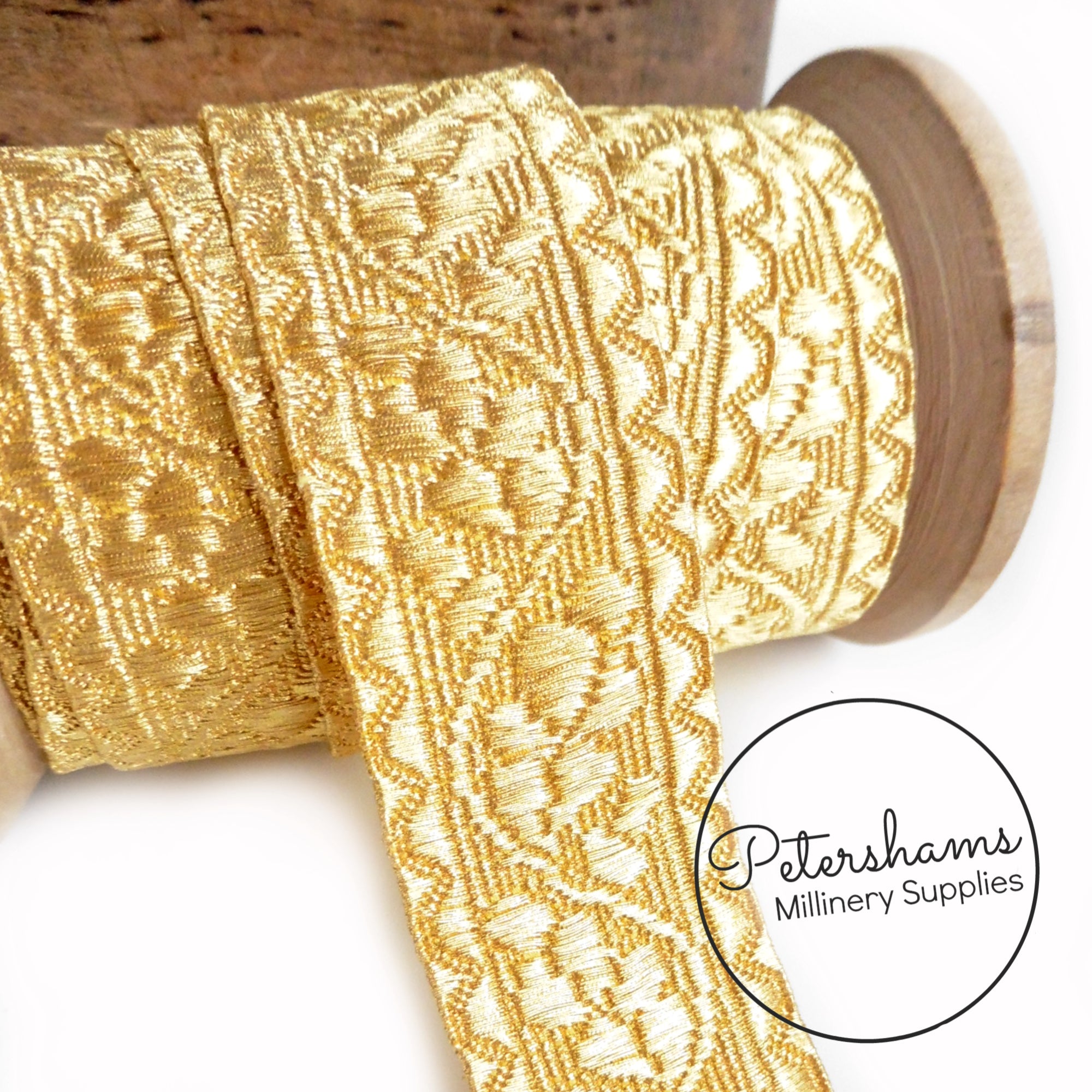 gold lace ribbon