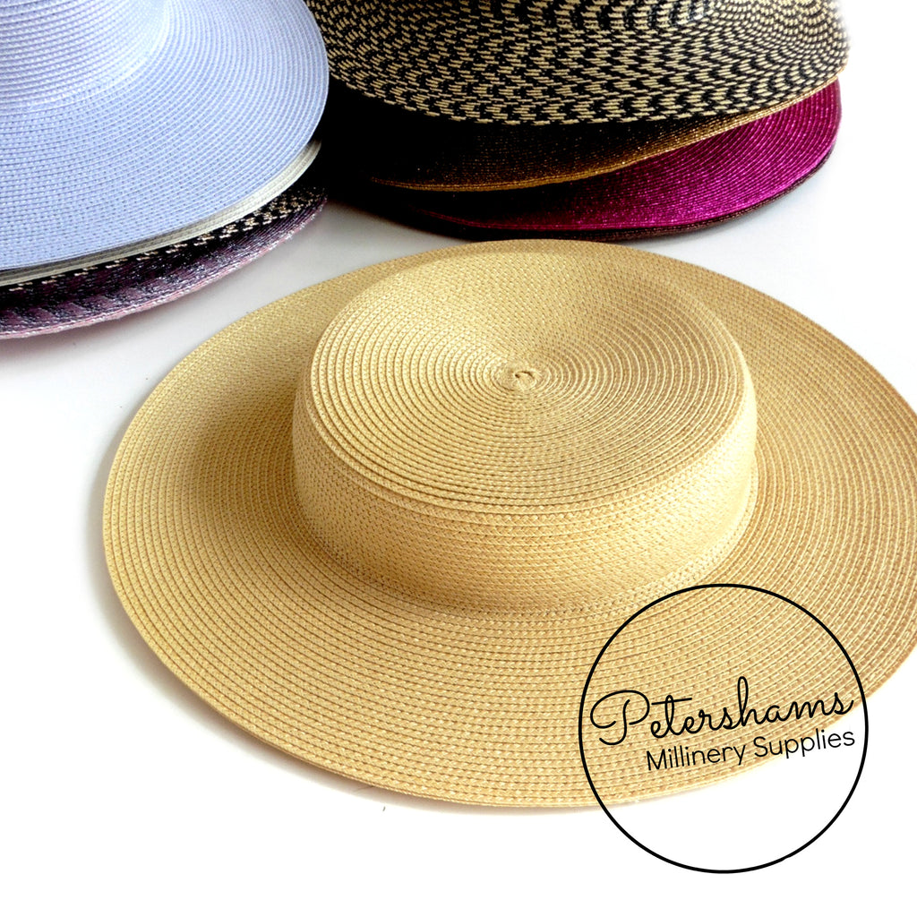 Cartwheel Sinamay Fascinator Hat Base for Millinery & Hat Making