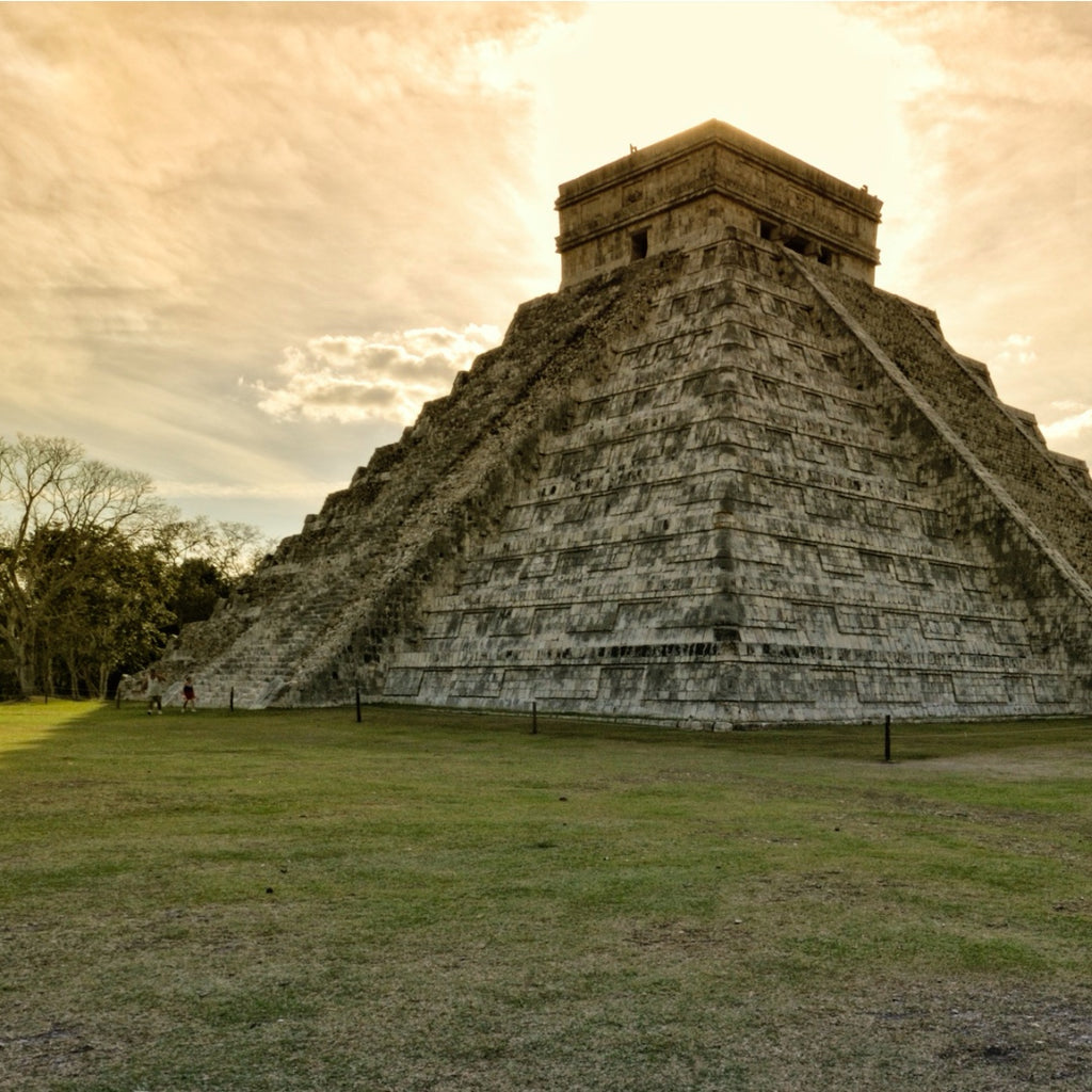 T'zikal All Natural Haircare with Ojon oil Winter solstice El Castillo Chichen Itza