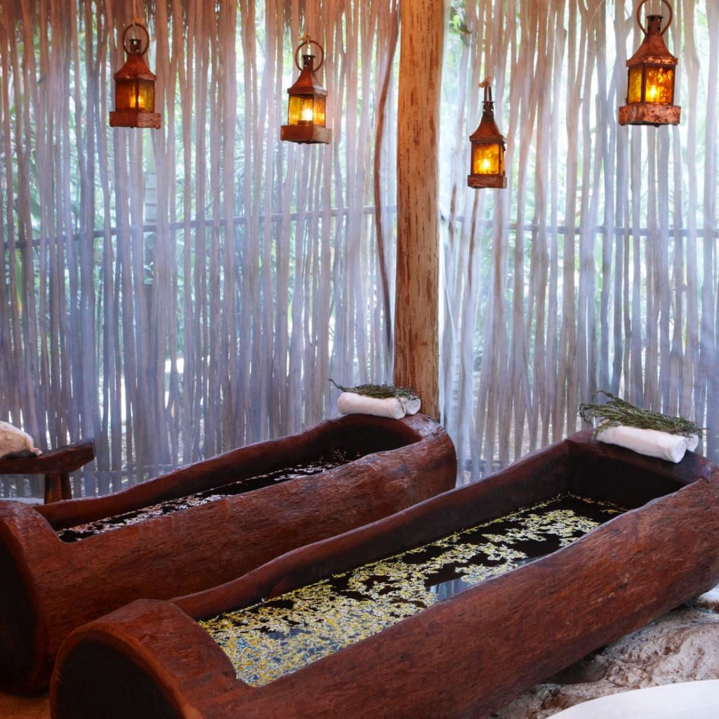 Discover Mayan Luxe spa treatments Viceroy Riviera maya T'zikal All Natural Hair  and skincare with ojon oil
