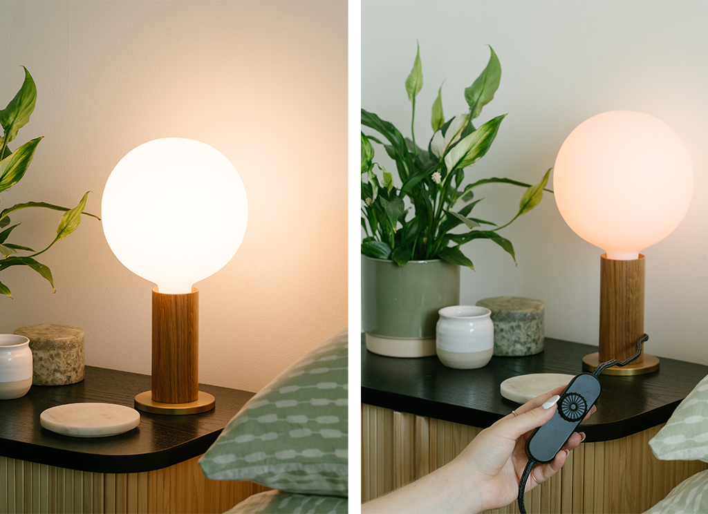 Sphere table lamp by Issy Rider