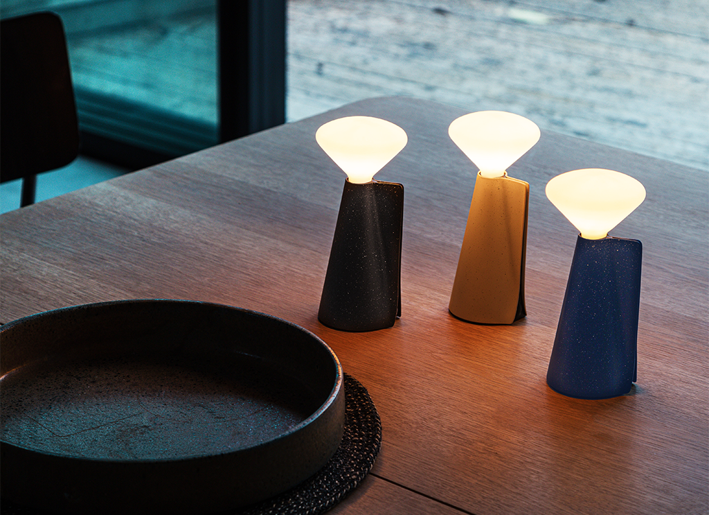 Group of the Mantle Table Lamps