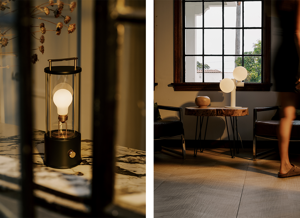 The Muse Portable Lamp and Echo Table Lamp
