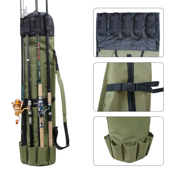 Rugged Gear Portable Fishing Rod Carrier