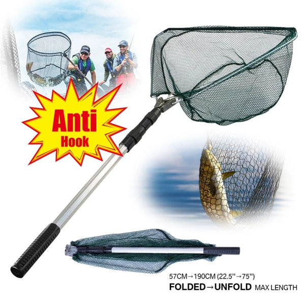 Telescopic Landing Fishing Net – Fish Wish Rod