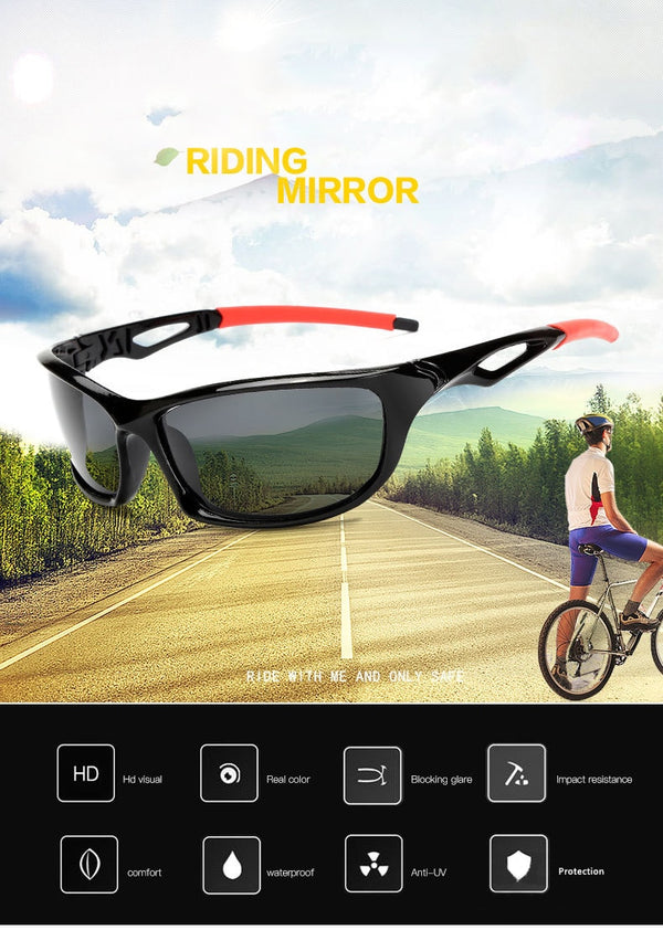 2023 Men's Outdoor Sports Sunglasses with Anti-glare Polarized Lens   Polarized fishing sunglasses, Fishing sunglasses, Sports sunglasses