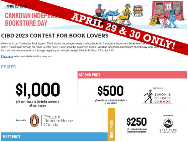 Canadian Independent Bookstore Day Contest