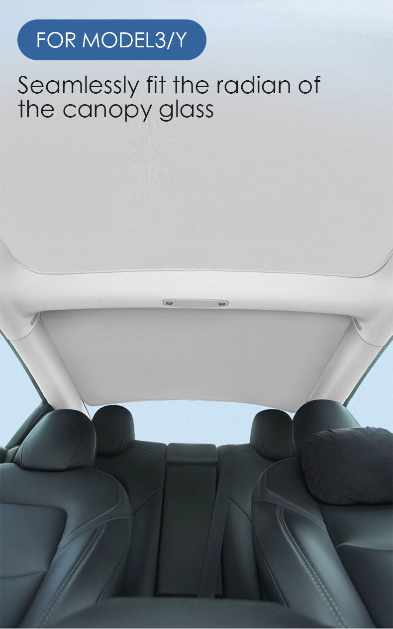 Model 3 & Y Electrostatic Adsorption Sunshade Roof Shade Sun Protectio –  Tlyard