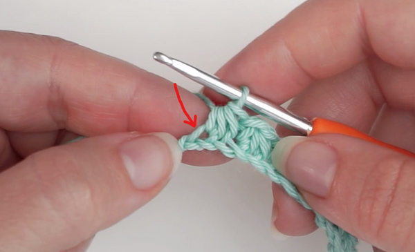 Crocheting 3 in the same stitch