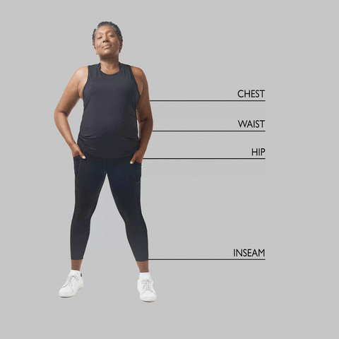 How to measure your FIJJIT Activewear Leggings with Halter Neck