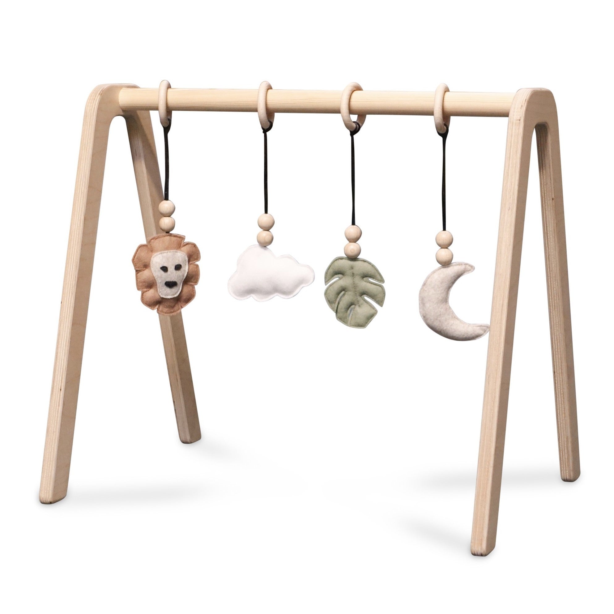 4pcs Wooden Play Arch For Babies, Baby Gym Toys, Baby Teether