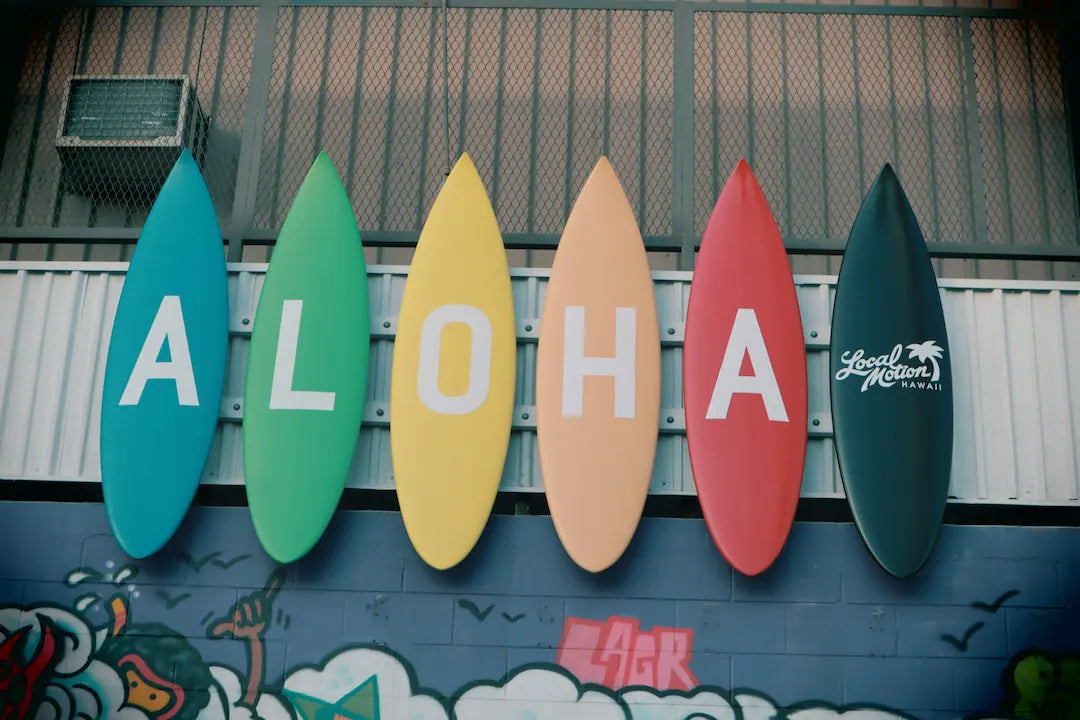 Faire du Surf à Hawaï | Couleur Florale