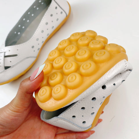 Lismali Comfyfleek Wide Toe Box & Wide Size Leather Loafers - Basic Colors