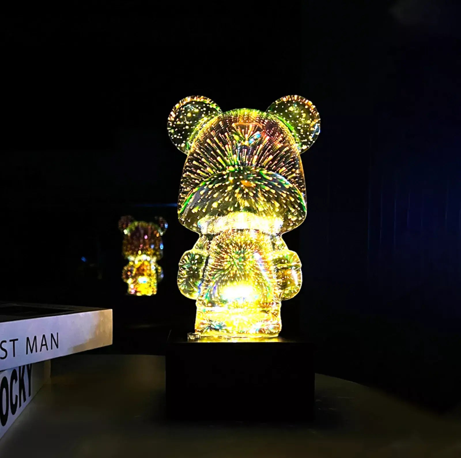 3D Firework Bear LED Night Light