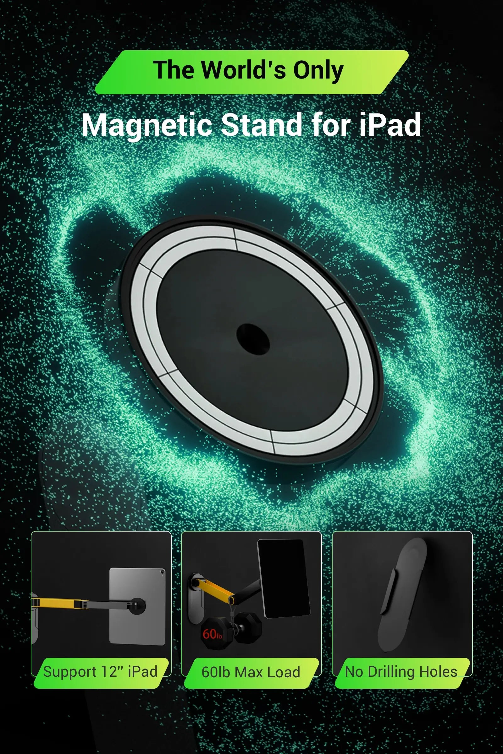 The World’s Only iPad-Magnetic Stand for iPad