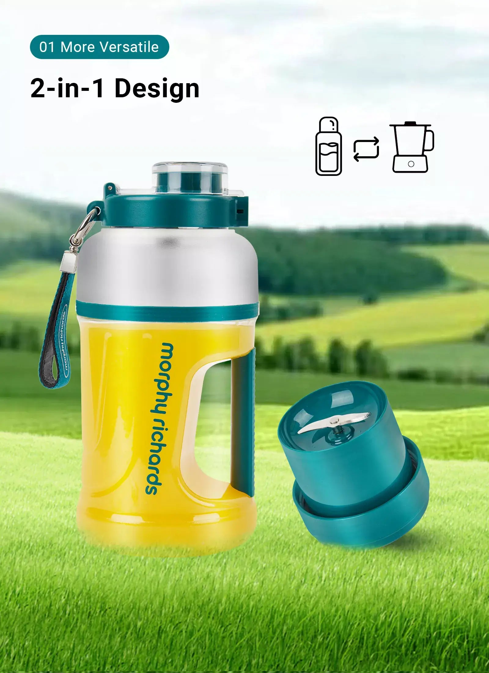 2-in-1 Design Sport Bottle Blender