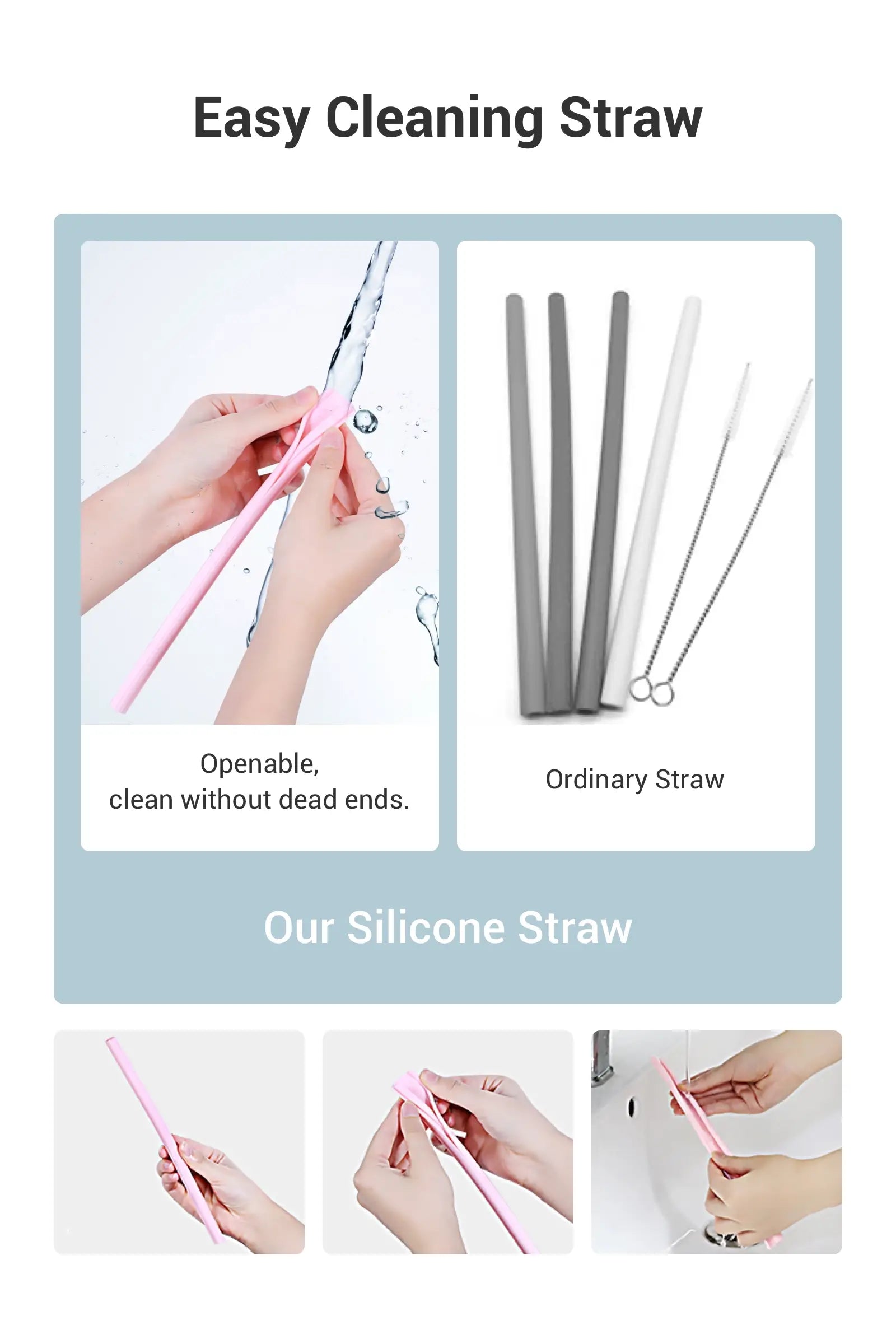 Easy Cleaning Straw