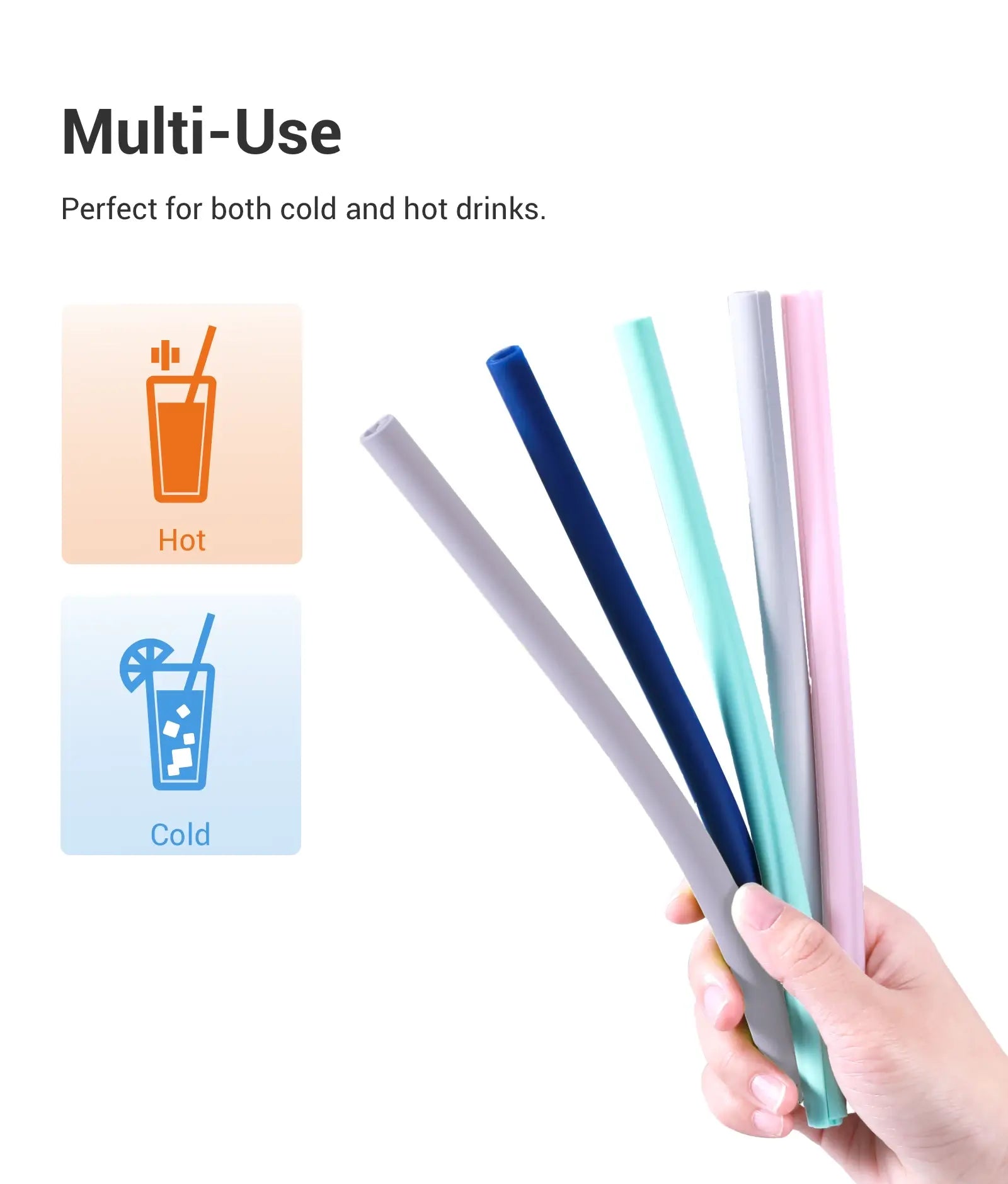 Multi-Use Perfect for both cold drinks and hot drinks.