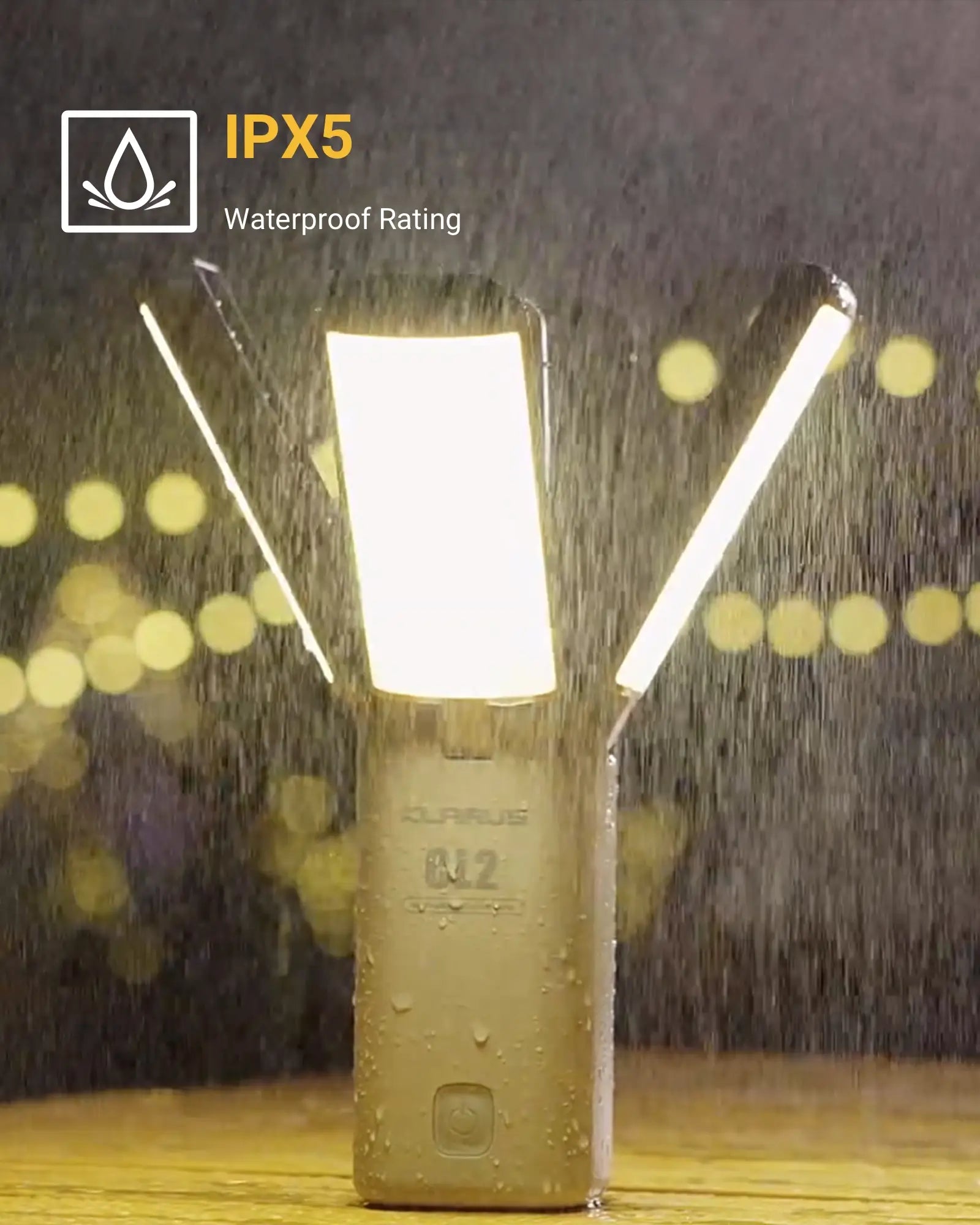 IPX5 waterproof