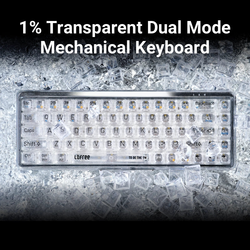 1% Transparent Mechanical LED Keyboard