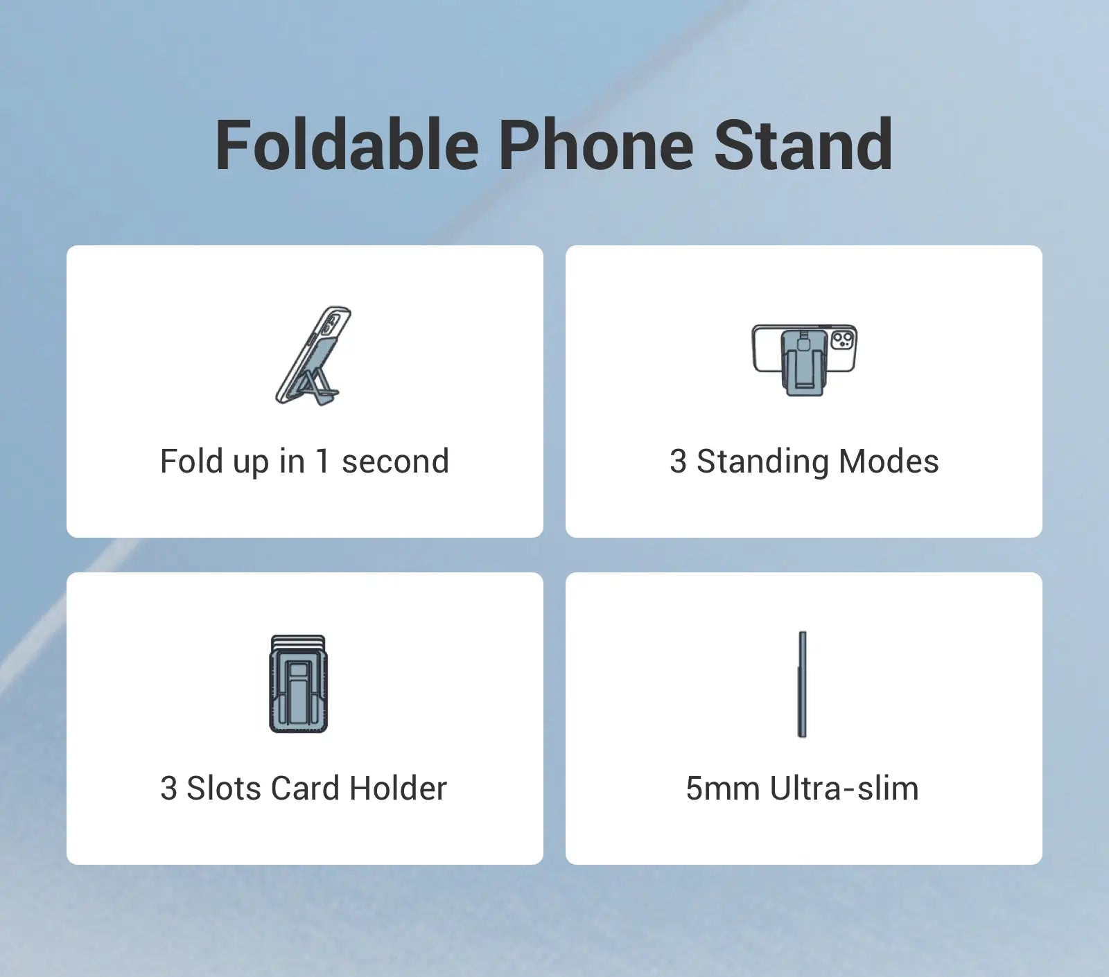 Foldable Phone Stand.