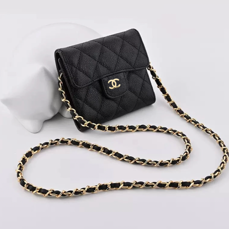 Ví Chanel 19 Small Flap Wallet Black  Nice Bag