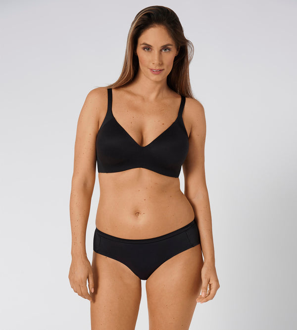 Body Make-Up Soft Touch Wired Padded Bra - Black