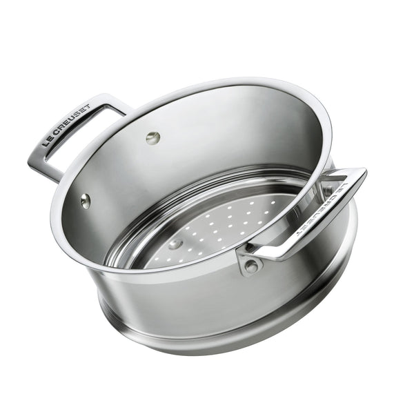 LE CREUSET - 3-ply stainless-steel multi-steamer 24cm