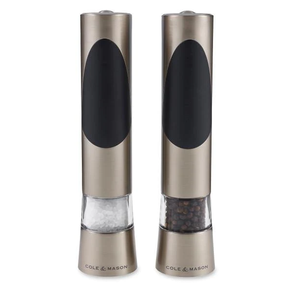 Cole&Mason Precision Grind 505 Salt and Pepper Mill Gift Set - Acrylic/Clear, 14 cm