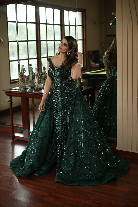 Emerald Green Ball Gown Long Green Evening Dress With Applique And Beading  Elegant Plus Size Prom G G From Alsenlife, $130.94 | DHgate.Com