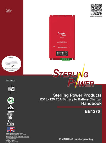 I12100UK  Sterling Power Spannungswandler, 12V dc / 230V ac 100W