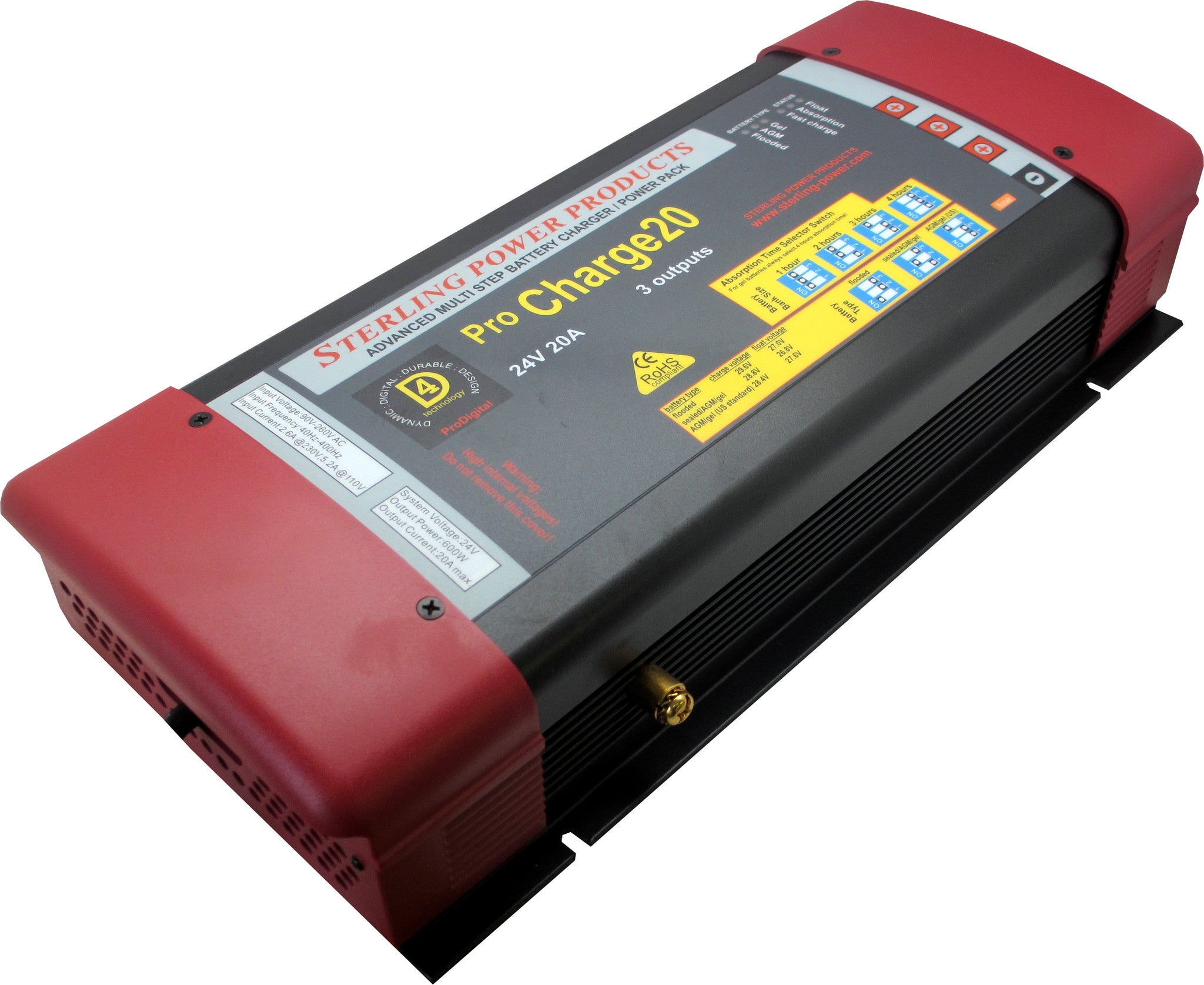 Pro Charge C 24v a Ac To Dc Battery Charger 30 Days Warranty Sterling Power Products
