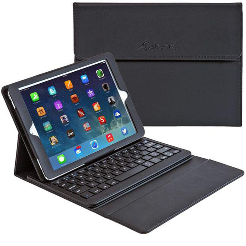 Vegan Leather Folio Case with Bluetooth® Keyboard for iPad 2, 3 & 4 (K –  Alpatronix