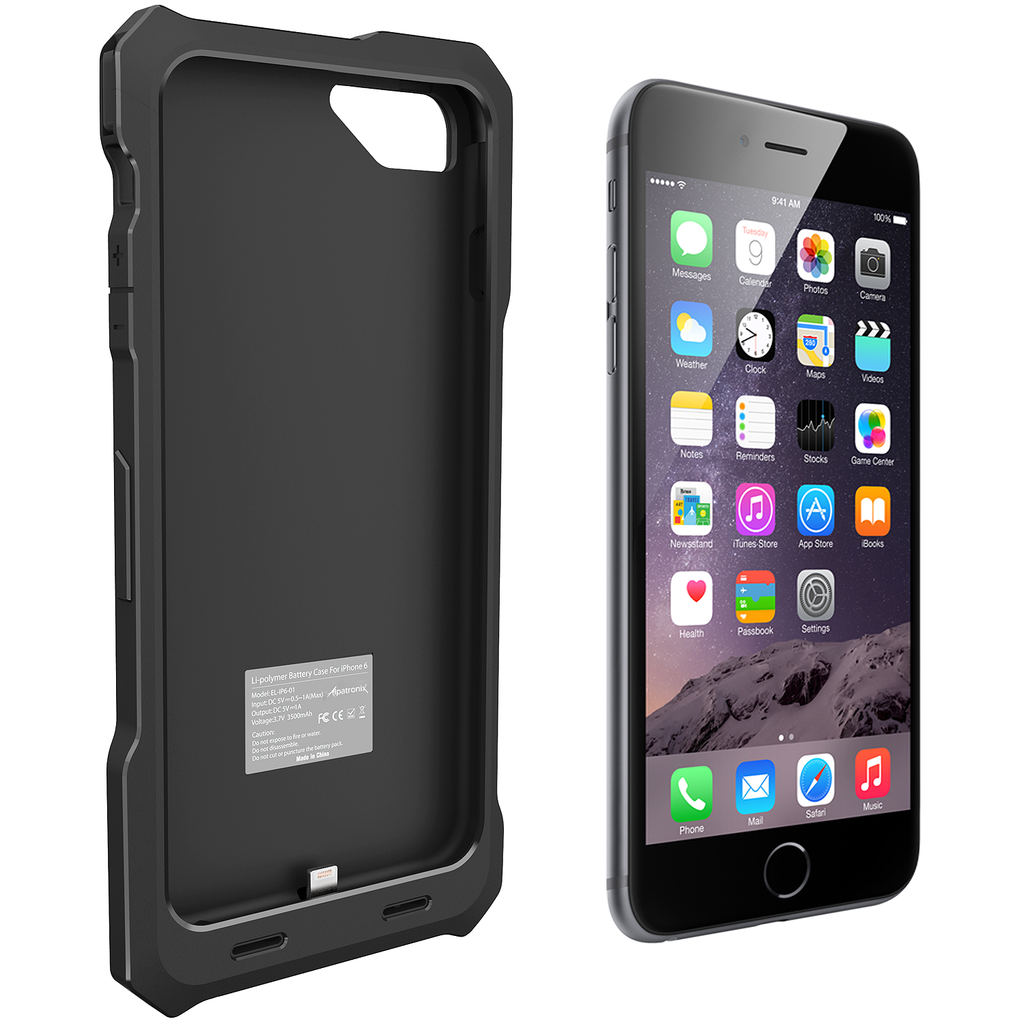 Alpatronix BX150plus Apple MFi Certified iPhone 6/6S Plus Rugged Batte ...