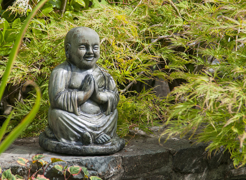 Yoga Buddha - Namaste – Cast Artifacts - Uniquely Terrific Garden Art