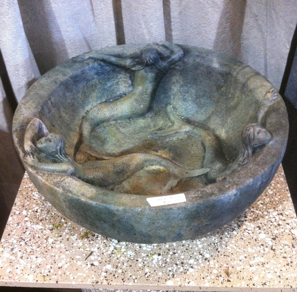 Mermaid Bowl – Cast Artifacts - Uniquely Terrific Garden Art