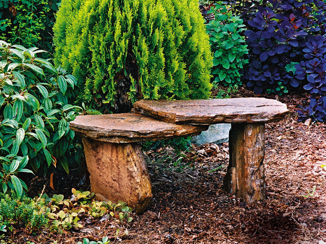 Slate Bench – Cast Artifacts - Uniquely Terrific Garden Art